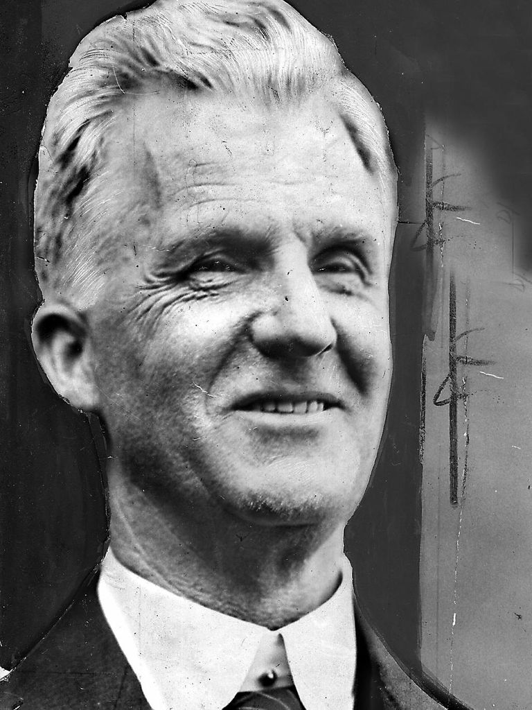 Labor MP James (JH) Scullin (1876-1953), Prime Minister of Australia during the Depression years in undated photo.