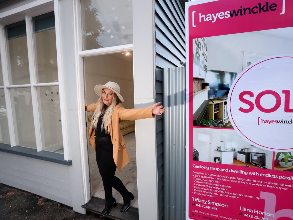 First-home buyer setting up shop in Geelong.