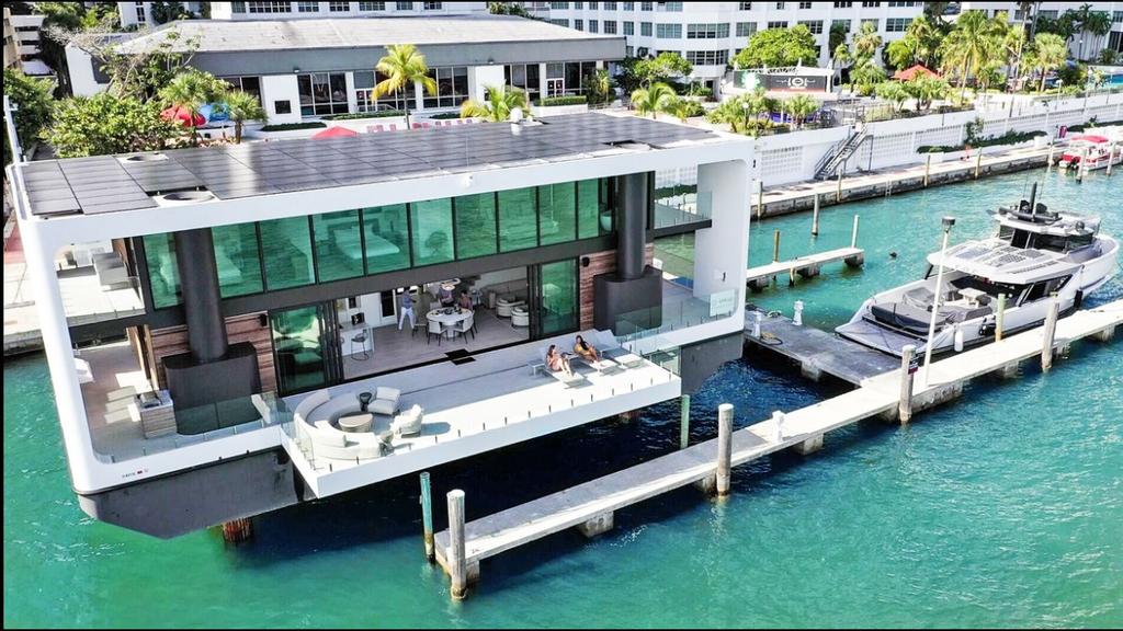 Floating mansion for sale for $7.9 million. Picture: Mansion Global