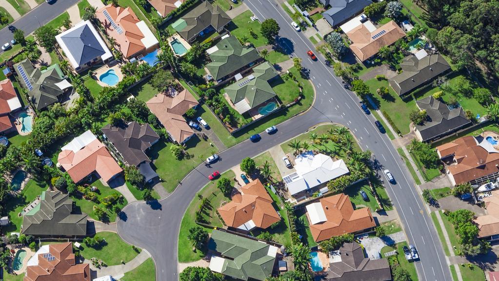 Suburban houses