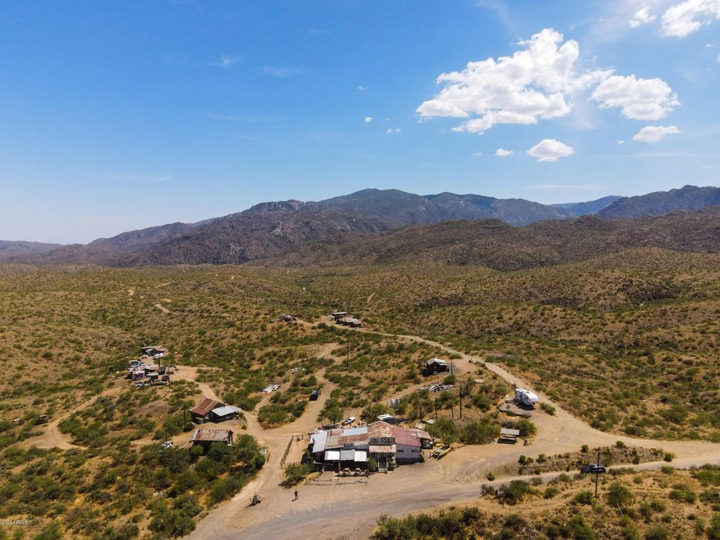 Aerial view Cleator town Arizona