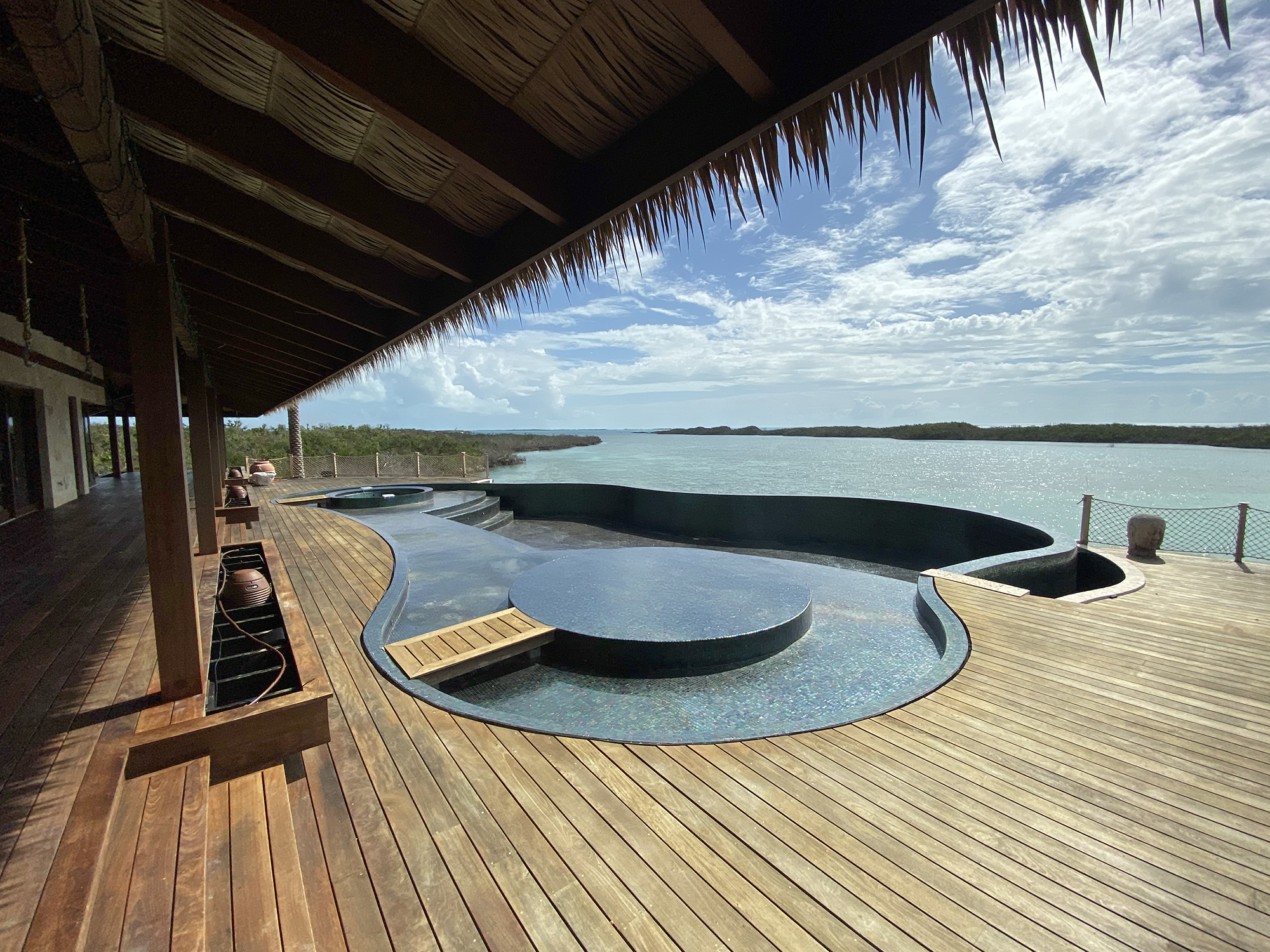 Pool Private Island house BIG GRAND CAY ARCHIPELAGO Bahamas