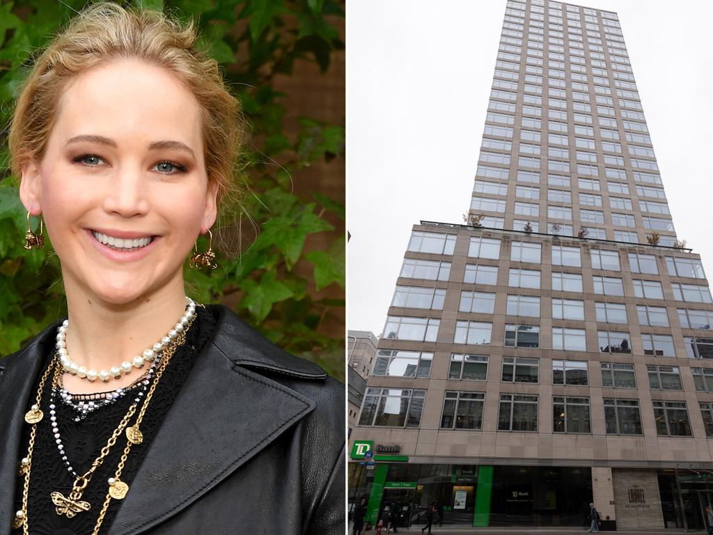 Jennifer Lawrence loses millions selling 'secret' NYC penthouse. Picture: Realtor/NYPost