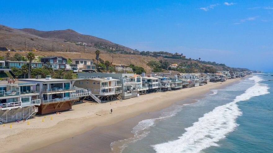 Actor Matthew Perry has put his Malibu beach house on the market for $20.7 million. Picture: Realtor