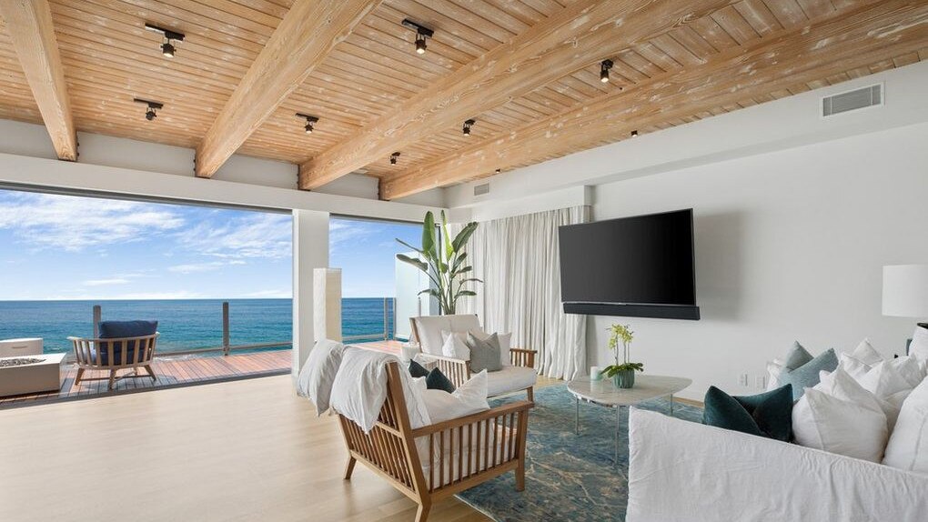 Actor Matthew Perry has put his Malibu beach house on the market for $20.7 million. Picture: Realtor