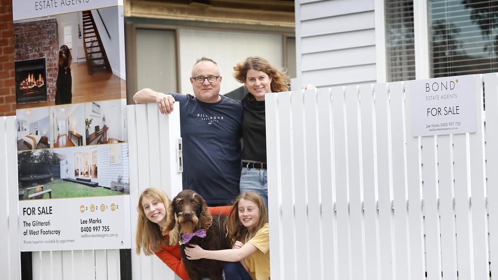 Dog helping owners sell home