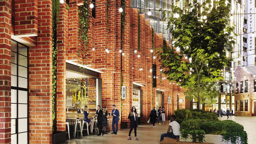 The future headquarters of MYOB at the Malt District - for herald sun real estate