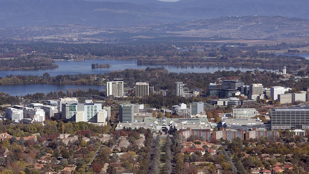 Overlooking Canberra, Australia.