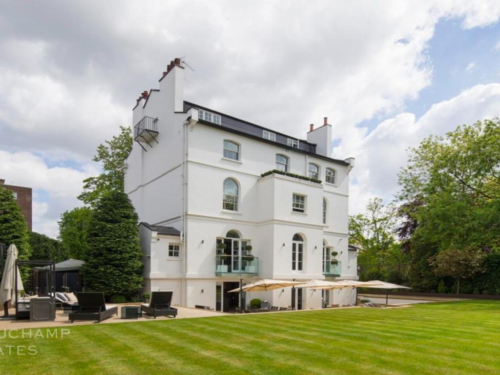 Rihanna’s eight-bed London pad on sale. Picture: