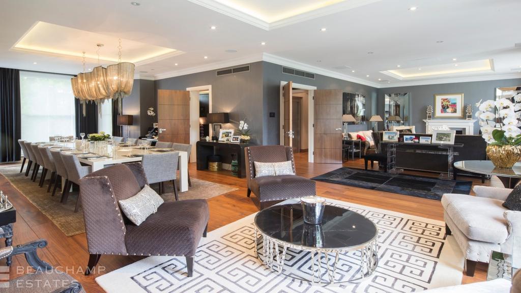 Rihanna’s eight-bed London pad on sale. Picture: