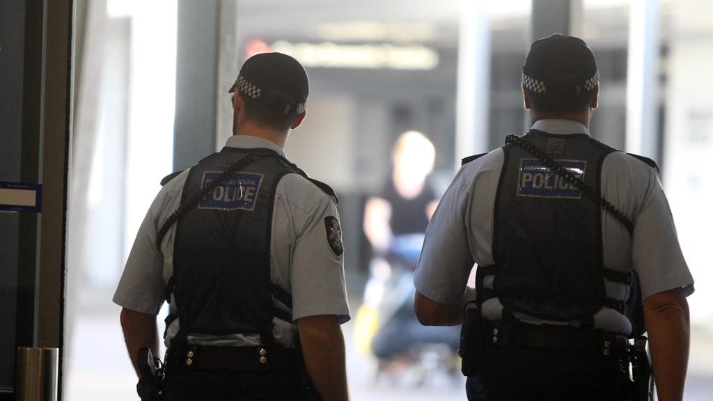 Generic images of Australian Federal Police, Baggage Handlers ? & customs officers at Sydney International Airport after 8 were arrested over a drug importation ring was busted.