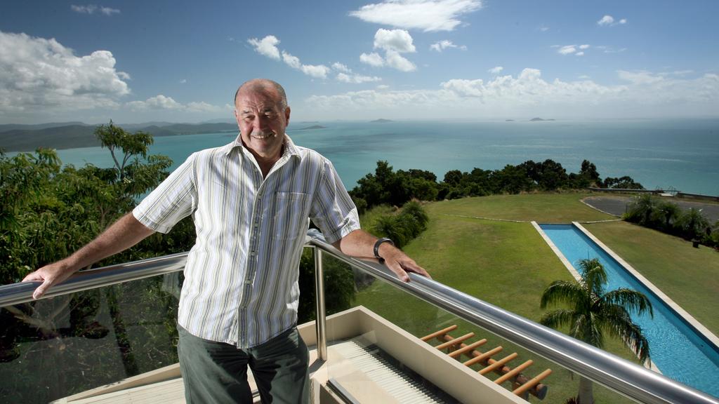 Hog's Breath Cafe owner Don Algie is selling his home at Airlie Beach.