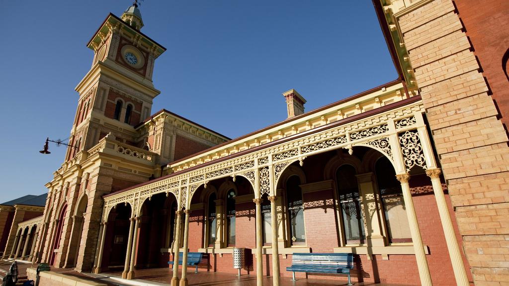 Albury Railway Station in Albury, NSW. Pic Tourism NSW.