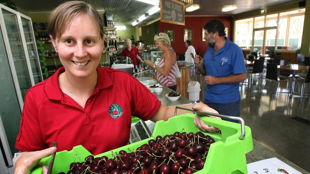 The Cherry Shed, Latrobe, sales assistant Selka Beyerle